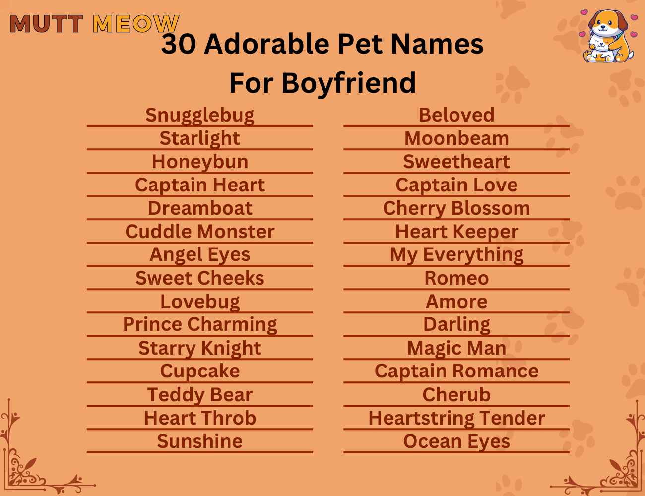 30 Adorable Pet Names For Boyfriend