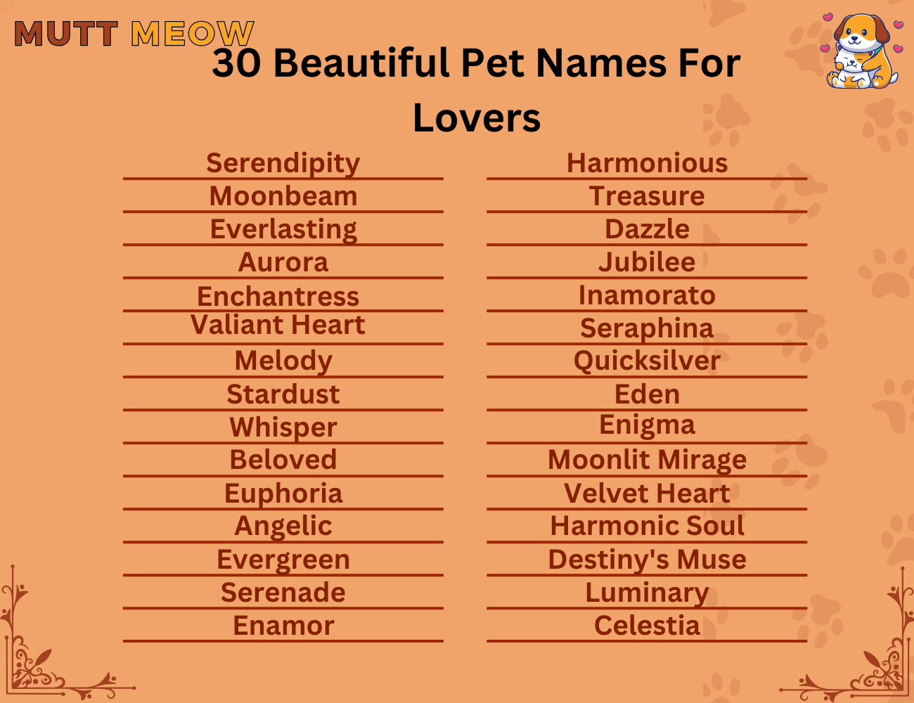 30 Beautiful Pet Names For Lovers