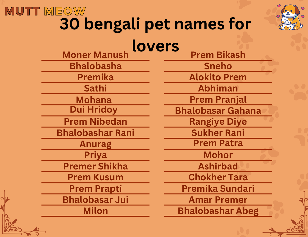 30 bengali pet names for lovers
