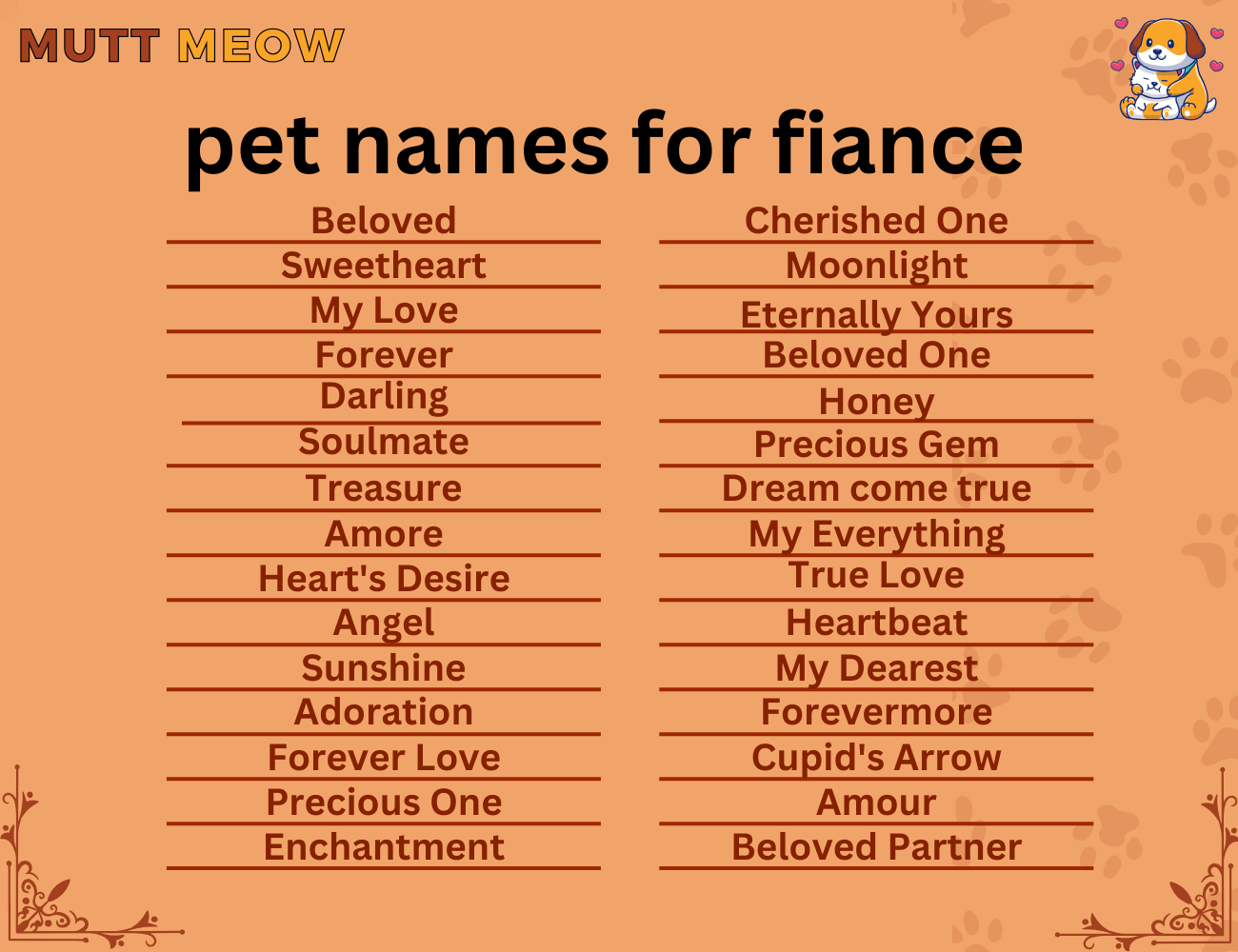 pet names for fiance