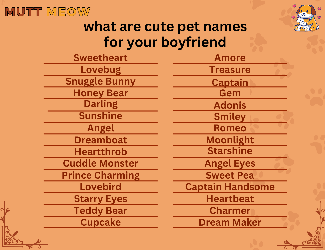 Bulk 1 What Are Cute Pet Names For Your Boyfriend 1 