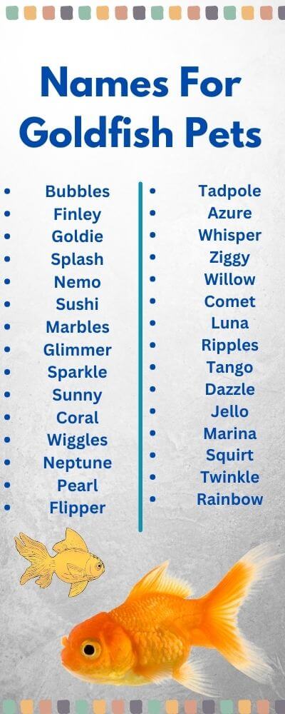 names for goldfish pets